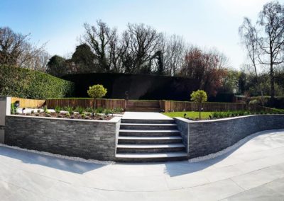 Existing brick wall clad to for a contemporary appearance