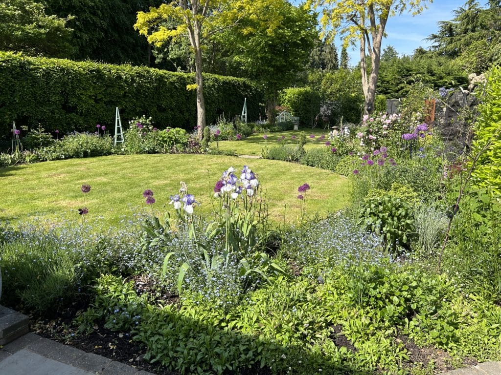 Round edged lawn