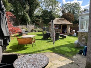 Before Larger borders allowing for layered planting