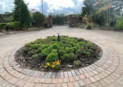 Before Driveway circle