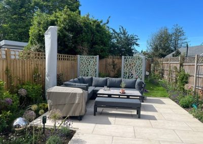 Modern family garden -Esher